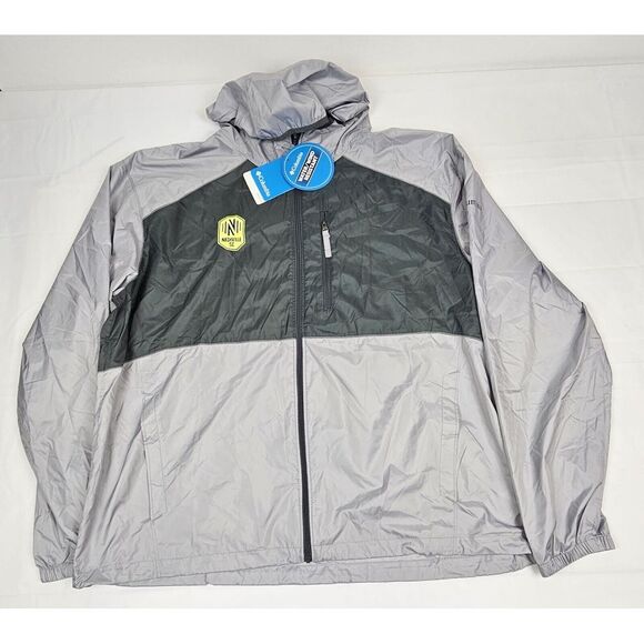 Columbia Nashville SC Jacket Mens XL. MLS Soccer Full-Zip Windbreaker.  NWT‎ - Picture 1 of 6